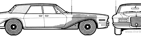 Duesenberg Model D Exner (1966) - Дюзенберг - чертежи, габариты, рисунки автомобиля