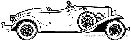 Duesenberg SSJ - Duesenberg - drawings, dimensions, pictures of the car