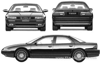 Eagle Vision (1994) - Разные автомобили - чертежи, габариты, рисунки автомобиля