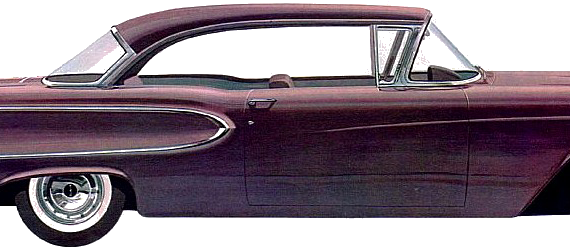 Edsel Ranger 2-Door Hardtop (1958) - Разные автомобили - чертежи, габариты, рисунки автомобиля