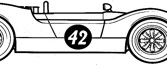 Elva-McLaren - Various cars - drawings, dimensions, pictures of the car
