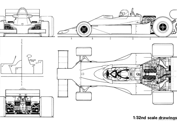 Ensign N 177 - Racing Classics - drawings, dimensions, pictures of the car