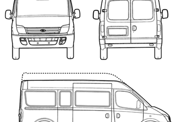 Fargo New Van - Different cars - drawings, dimensions, pictures of the car