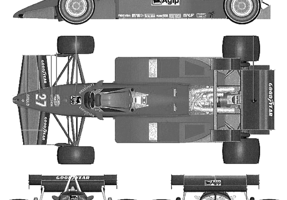 Ferrari 126C4 M2 - Ferrari - drawings, dimensions, pictures of the car