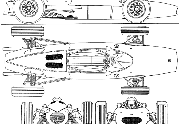 Ferrari 156 F1 GP V6 (1963) - Ferrari - drawings, dimensions, pictures of the car