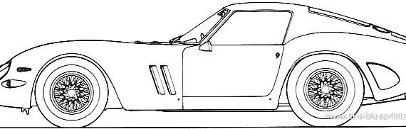 Ferrari 250GTO - Ferrari - drawings, dimensions, pictures of the car