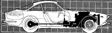 Ferrari 250 GT Lusso (1969) - Ferrari - drawings, dimensions, pictures of the car