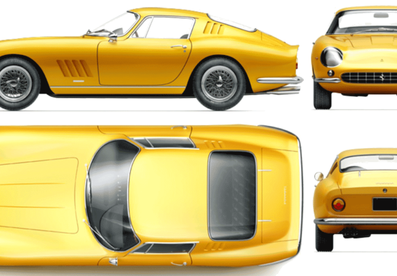 Ferrari 275 GTB4 (1966) - Ferrari - drawings, dimensions, pictures of the car