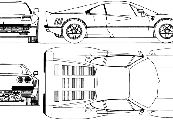 Ferrari 288GTO (1984) - Ferrari - drawings, dimensions, pictures of the car