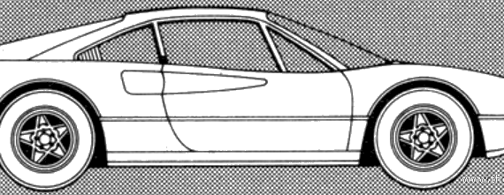 Ferrari 308 GTB (1981) - Ferrari - drawings, dimensions, pictures of the car
