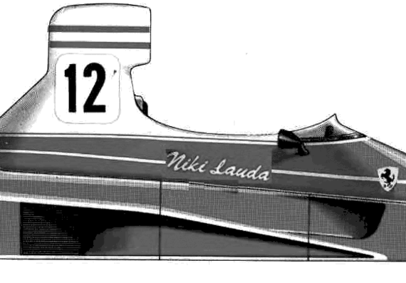 Ferrari 312F F1 (1975) - Ferrari - drawings, dimensions, pictures of the car