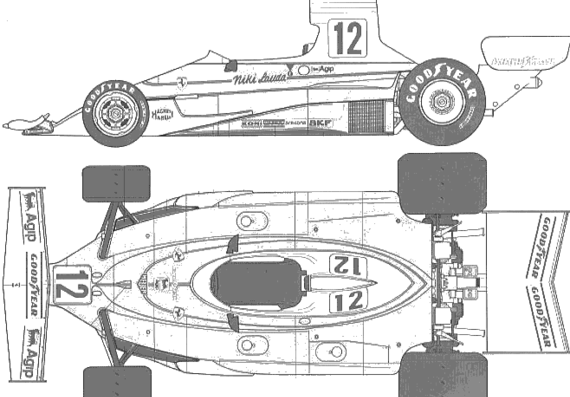 Ferrari 312 T - Ferrari - drawings, dimensions, pictures of the car