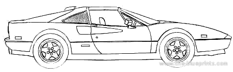 Ferrari 328 - Ferrari - drawings, dimensions, pictures of the car