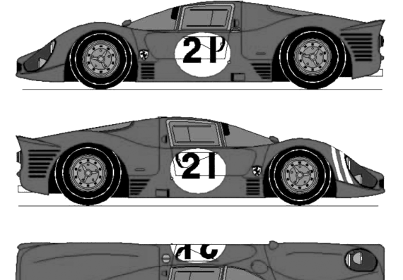Ferrari 330 P3 Le Mans (1966) - Ferrari - drawings, dimensions, pictures of the car