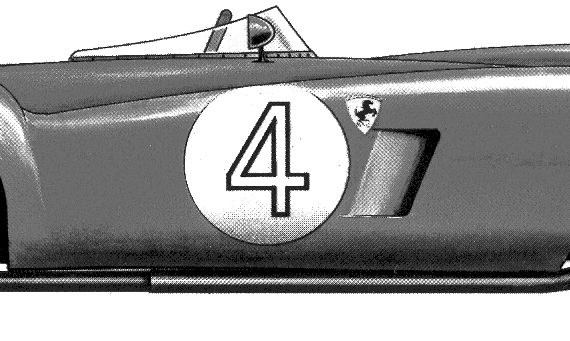Ferrari 375 Plus Le Mans (1954) - Ferrari - drawings, dimensions, pictures of the car