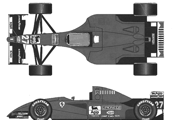 Ferrari 412T2 Japanse GP - Ferrari - drawings, dimensions, pictures of the car