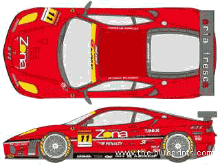 Ferrari 430 Challenge (2008) - Ferrari - drawings, dimensions, pictures of the car