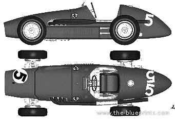 Ferrari 500 F2 British GP - Ferrari - drawings, dimensions, pictures of the car