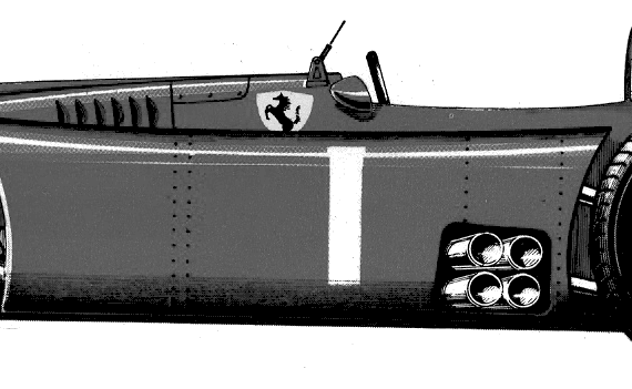 Ferrari 801 F1 GP (1956) - Ferrari - drawings, dimensions, pictures of the car