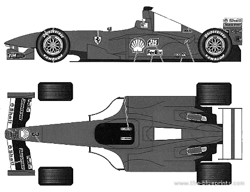 Ferrari F399 Monaco GP (1999) - Ferrari - drawings, dimensions, pictures of the car