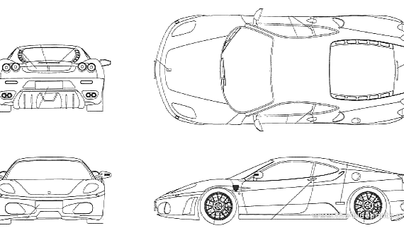 Ferrari F430 Pure - Ferrari - drawings, dimensions, pictures of the car