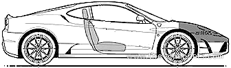Ferrari F430 Scuderia (2008) - Ferrari - drawings, dimensions, pictures of the car