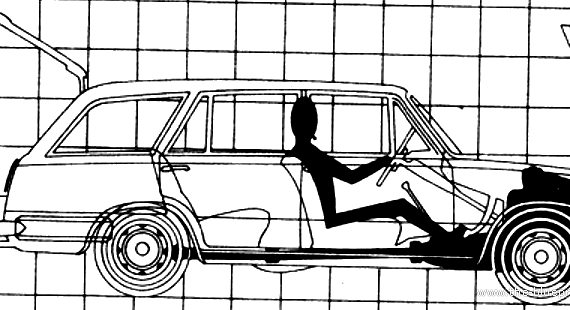Fiat 124 Familale (1969) - Fiat - drawings, dimensions, pictures of the car