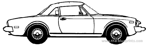 Fiat 124 Sport Spider (1977) - Фиат - чертежи, габариты, рисунки автомобиля