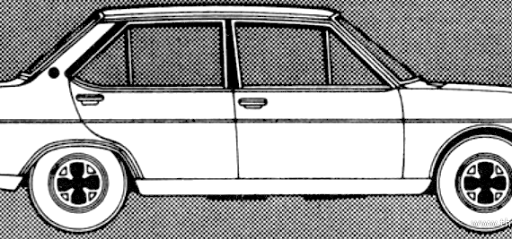 Fiat 131 TC Supermirafiori (1980) - Fiat - drawings, dimensions, pictures of the car