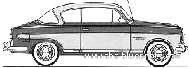 Fiat 1900B Granluce - Фиат - чертежи, габариты, рисунки автомобиля