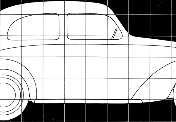 Fiat 508C (1937) - Фиат - чертежи, габариты, рисунки автомобиля