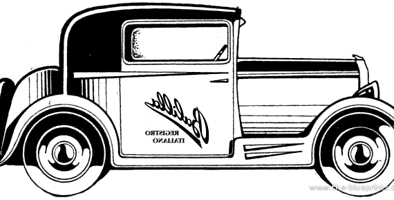 Fiat 508 Balilla Cabriolet (1932) - Fiat - drawings, dimensions, pictures of the car