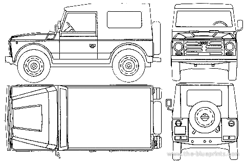 Fiat Campagnola (1973) - Fiat - drawings, dimensions, pictures of the car