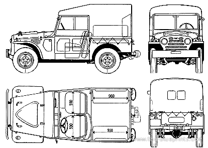 Fiat Campagnola C (1973) - Fiat - drawings, dimensions, pictures of the car