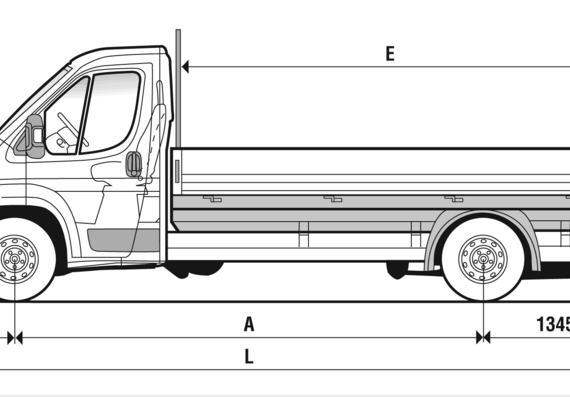 Fiat Ducato Dropside (2007) - Fiat - drawings, dimensions, pictures of the car