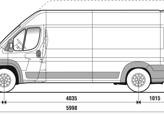 Fiat Ducato Maxi (2007) - Fiat - drawings, dimensions, pictures of the car