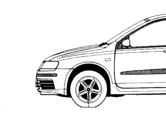 Fiat Marea 5-Door - Фиат - чертежи, габариты, рисунки автомобиля