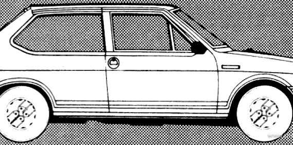 Fiat Ritmo 65CL 3-Door (1981) - Fiat - drawings, dimensions, pictures of the car