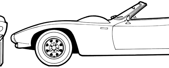 Fitch Phoenix (1966) - Разные автомобили - чертежи, габариты, рисунки автомобиля