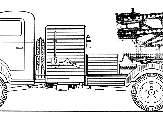 Ford-Marmon BM-8-48 - Форд - чертежи, габариты, рисунки автомобиля