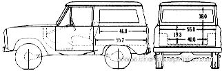 Ford Bronco (1974) - Ford - drawings, dimensions, pictures of the car