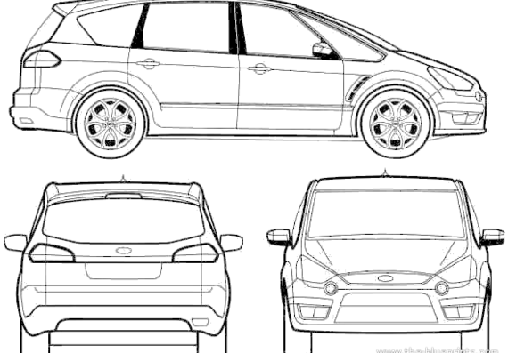 Ford C-Max (2011) - Ford - drawings, dimensions, pictures of the car