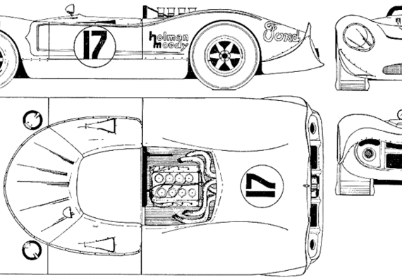 Ford Can Am Tri - Ford - drawings, dimensions, pictures of the car