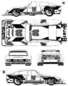 Ford Capri Wurth - Форд - чертежи, габариты, рисунки автомобиля