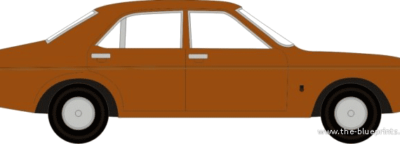 Ford Consul Mk.I 2-Door - Форд - чертежи, габариты, рисунки автомобиля
