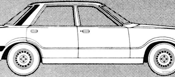 Ford Cortina Mk.IV 1600 GL (1979) - Форд - чертежи, габариты, рисунки автомобиля