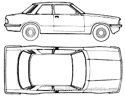 Ford Cortina Mk.IV 2-Door - Форд - чертежи, габариты, рисунки автомобиля