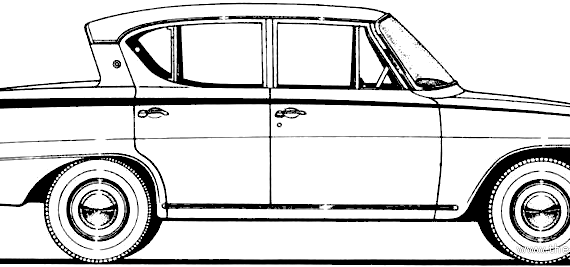 Ford E Cosul 315 4-Door - Ford - drawings, dimensions, pictures of the car