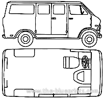 Ford Economine Van SWB (1969) - Ford - drawings, dimensions, pictures of the car