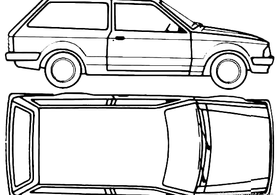 Ford Escort Mk.III Estate 3-Door (1980) - Ford - drawings, dimensions, pictures of the car